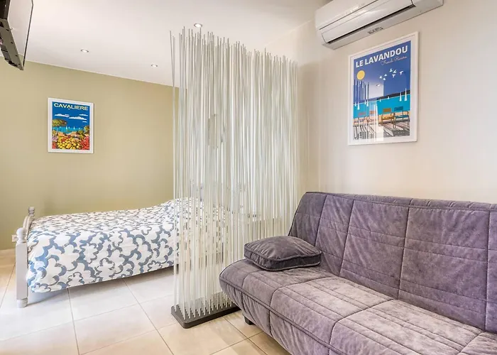 Au Lavandou - Vue - Climatise - A Pieds - Fr-1-816-3 Apartman